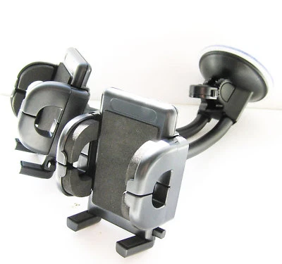 ME-DA+ME-115x2: Dual SmartPhone holder windshield mount