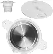 Travel Pot for Cooking | Ergonomic Small Cooking Pot,1.2L Wear-Resistant Travel Cookware, Food-Grade Hot Pot for Noodles, Soup, Cooking Rice