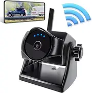 STONVUE 1080P Magnetic Wireless Backup Camera, WiFi Hitch Camera with Long-Lasting Battery,Night Vision,IP69K, Easy Installation for RVs, Trucks, Trailers, Compatible with iPhone,iPad, Android