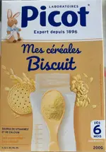 Picot Mes Cereales Biscuit 6 Months 200g