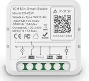 Matter Smart Mini DIY Relay Switch Works with Apple Homekit& Alexa & Google Home, App and Voice Control,16A
