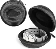[Mocamoro] 1 Slot Watch Travel Case, Single Watch Box for Men Women, Fits All Wristwatches and Smart Watches up to 50mm, Portable Watch Box Organizer Storage Case
