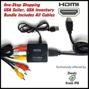 HDMI Converter for VCR, Game Console, Includes Cables - Connect to Modern TV