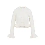 [Chloe] Chloe-Iconic Milk Alpaca Cardigan-Donna S STAND