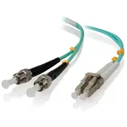 Alogic 1M Lc St 10G Multi Mode Duplex Lszh Fibre Cable Om3
