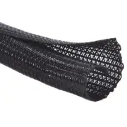 1Pc Flexible Cable Management Sleeve Cord Protector With Zipper Cable Sleeve