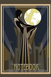 Art Deco Notebook: 120 page soft cover journal