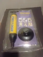 POWER PLUNGER: Opens Toughest Clogged Drains in Sinks, Toilets & Showers NEW
