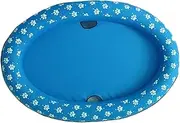 BESPORTBLE Pet Inflatable Pool Portable Foldable Dog Bath Floating Mat for Swimming Dogs Cats