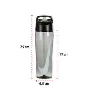 NIKE耐吉 吸管水壺 24OZ/700ml N000318402524 / AC9711025 大開口好清洗 運動水瓶 冷水壺 環保杯 高蛋白乳清奶昔代餐搖搖杯 單車腳踏車健身重訓皆適用