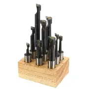 9pcs 12mm Shank Boring Bar Carbide Tipped Boring Bar