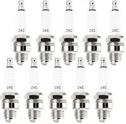 10pcs Spark Plug Z4C Compatible with 49cc 50cc 66cc 70cc 80cc 2-Stroke Engine Ya-ma-ha JOG50 90 ZX50 DIO50 Su-zu-ki AG100 QJ50 DX100 AX100 CJ750