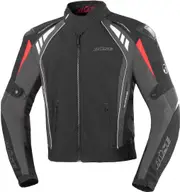 Büse B.Racing Pro, textile jacket waterproof , color: Black/Grey/Red , size: M