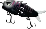 Lures for Lobina | Sliding Lures for Black Bass | Realistic Articulated Swimming Lures for Perch Trout & Crappie