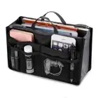 Tidy Insert Liner Makeup Pouch Travel Cosmetic Handbag Zip lock Bag Storage Bag