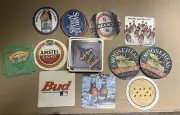beer coasters assorted 35+ pc sierra nevada budweiser moosehead sam adams bar