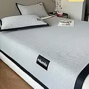 Breathable Smooth Wear Bed Sheet,Foldable Sleeping Mat,Summer Cooling Sleeping Pad,Cooling Mattress Topper Pad