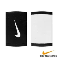 在飛比找PChome24h購物優惠-NIKE DRI-FIT 主客場雙色加長腕帶 (黑/白) (