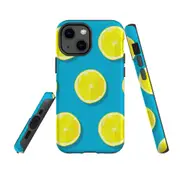 For Apple iPhone 13 mini Case, Armour Back Cover, Lemon Slices