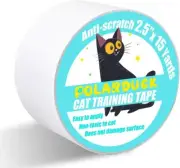 Anti Cat Scratch Tape, 2.5 Inches X 15 Yards Cat Training Tape, 100% Transparent