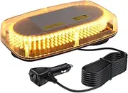 EYPINS MAGE-TIC BEACON LIGHT 240 LED, LED ROOFTOP STROKE LIGHT, EMERGENCY BAR, WARNING LIGHT AMBER FOR 12/24V CONSTRUCTION VEHICLES, TRUCK, SNOW PLOW, POSTAL CAR