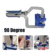 90 Degree Right Angle Clamps Home Cabinet Corner Fixing Punches Wood Blue