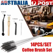 14Pcs Coffee Machine Cleaning Brush Espresso Accessories Kit Cleaner Tool