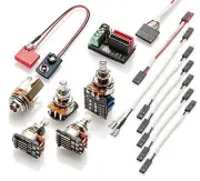 EMG 1/2 Active Pickup Solderless Push / Pull Conversion Wiring Kit Long Shaft