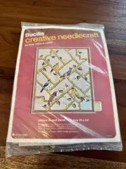 VTG 1974 Bucilla Creative Needlecraft Crewel Kit 1818 Sing-A-Long SEALED Birds
