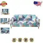 Durable Stretch Sofa Slipcovers for 2 Cushion Couches with Machine Washable Ease