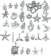 [IWOWHERO] Antique Jewelry Charms Marine Life Diy Charms Necklace Bracelet Earring Making