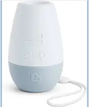 Munchkin Baby Sleep Soother White Noise Sound Machine & Night Light, Portable