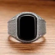 S925 sterling silver Gothic ring