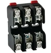 LFT600303C Fuse Block 3 Pole 30A 600V Box Lug Terminal Class T Use w/ JLLS Fuses