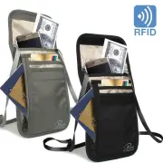 Travel Wallet Passport Holder RFID Organiser Pouch for Cards Documents Money IDs