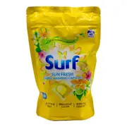 40pc Surf Fabric Stain Removal Washing Capsules Front & Top Loader Sun Fresh