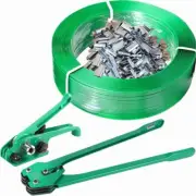 1.2KM Heavy Duty PEP/PP Hand Strapping Machine + Cutter Tensioner 1000 Clips