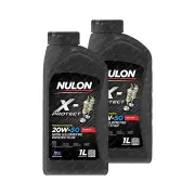 2x Nulon X-Protect 20W-50 High KM Protection Eng Oil 1L PRO20W50-1 Ref PM20W50-1