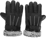 ZUNOXAZ 1 Pair Men Thermal Ski Gloves Cold Weather Touch Screen Gloves for Winter Sports Non Slip Grip for Outdoor Activities Portable Design for Skiing Motorcycle Riding