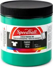 Speedball Fabric Screen Printing Ink, 8-Ounce, Green