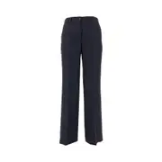 [P.A.R.O.S.H.] P. A.R. O.S. H. Linen-blend straight leg pants Woman M M Blue