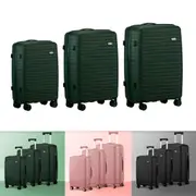 Mazam 3PCS Luggage Suitcase Trolley Set Travel TSA Lock Storage PP Case