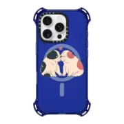iPhone 16 Pro Bounce Case MagSafe Compatible English Bulldog Kisses