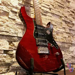 YAMAHA Pacifica PAC 612 VII FM 孤獨搖滾 後藤一里 小孤獨 紅色 虎紋 電吉他