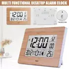 Large LCD Digital Wall Clock Desktop Clock With Temperature Humidity Alarm Clock