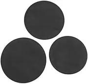 TOPPERFUN Double Layer Drum Heads 3 Pack Silent Mesh Drum Heads Mute Replacement for Practice