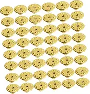 [PLAFOPE] 150pcs Pin Clutch Backs Bar Pin Backs Compact Pin Clutch Home Supplies Brooch Tie Compact Pin Backs Lapel Pin Compact Pin Keeper Brooch Base Pin Compact Tie Tack Badge Copper Major