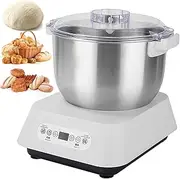 Stainless Steel dough mixer, Electric Dough Maker with Ferment Function, Large Capacity Automatic kneading Machine, Thermostatic Fermentation, Intelligent Timer for Making Bread Pizza Dough,5L