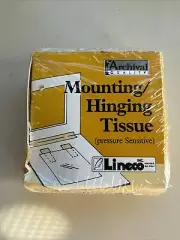 Archival Aids Lineco Pressure Set Hinging/ Repair Tape New In Box