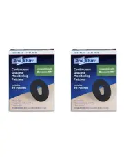 Lot of Two, 2nd Skin Continuous Glucose Monitoring Patch for Dexcom G6